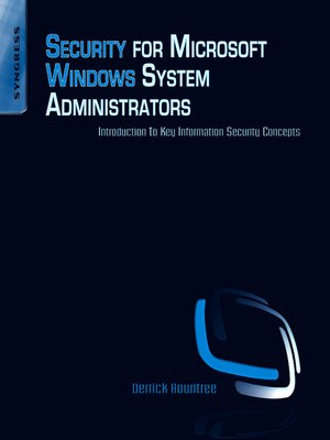 cover image of Security for Microsoft Windows System Administrators